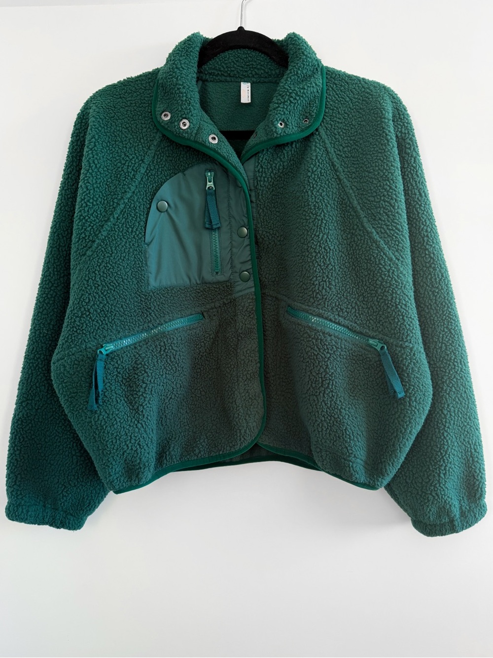 Free People Movement Hit the Slopes Jacket Fleece Jacket (Green)
